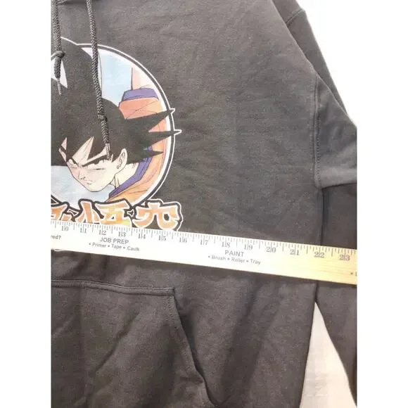Gildan Dragon Ball Z Hoodie Mens Size Medium Black Graphic Fleece Pullover 3515 - Picture 5 of 8